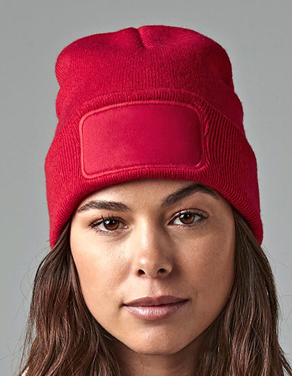 Beanie - runder Patch