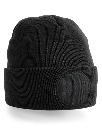 Beanie - runder Patch